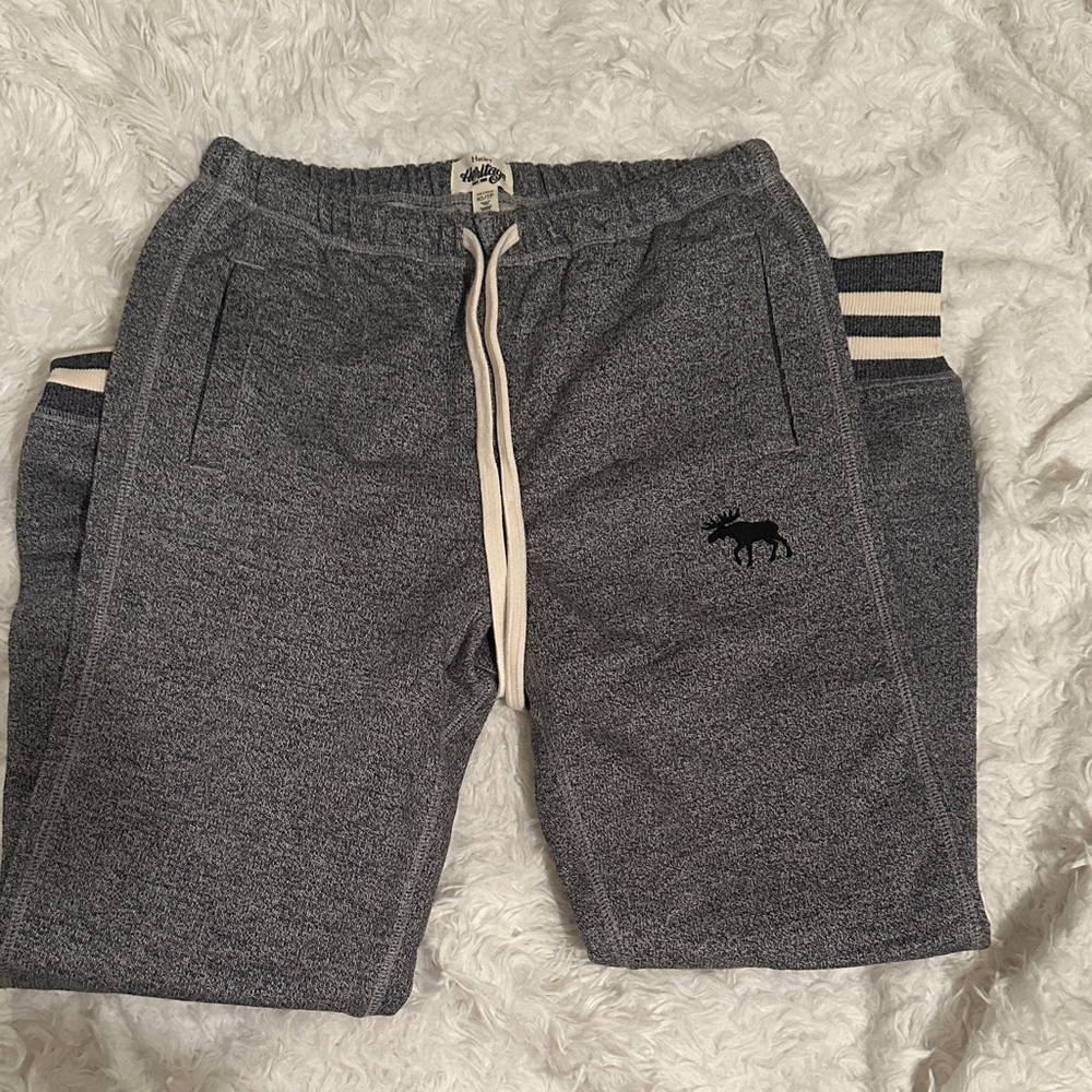 Gray Jogger with Logo
